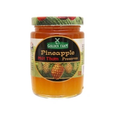 Mứt Dứa Goldenfarm 210g - Ngon Ngọt, Đường Tự Nhiên, Giá Giảm 45.000 VNĐ
