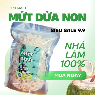 Mứt dừa non 1kg TiNimart – Ngon nhà làm 100% tay, giá ưu đãi 114.999₫
