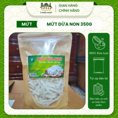 Mứt Dừa Non 3 Miền Mart 350g - Hương vị tươi mát, ưu đãi Tết 51.000đ