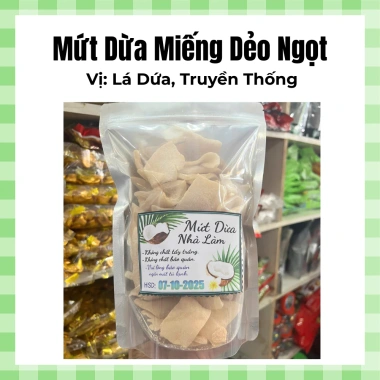 Mứt Dừa Non Bến Tre Nhà Làm Không Chất Bảo Quản, Không Chất Tẩy - Giảm Giá 115k, Bảo Quản Tủ Lạnh, Hàng Mới Mỗi Ngày 6