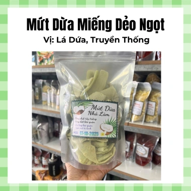 Mứt Dừa Non Bến Tre Nhà Làm Không Chất Bảo Quản, Không Chất Tẩy - Giảm Giá 115k, Bảo Quản Tủ Lạnh, Hàng Mới Mỗi Ngày 7