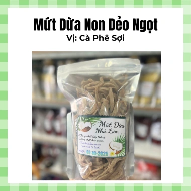 Mứt Dừa Non Bến Tre Nhà Làm Không Chất Bảo Quản, Không Chất Tẩy - Giảm Giá 115k, Bảo Quản Tủ Lạnh, Hàng Mới Mỗi Ngày 8
