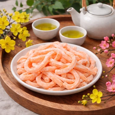 Mứt Dừa Non Bến Tre vị Thái Chua Cay - Đồ ăn vặt Tết, Giá ưu đãi 68.000 VNĐ | Be Land 2