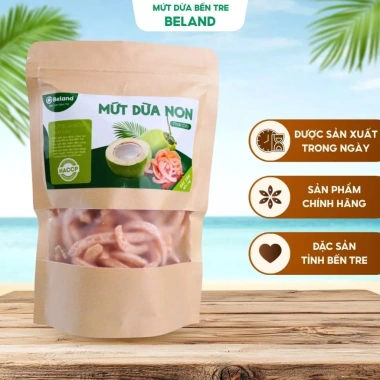 Mứt Dừa Non Bến Tre vị Thái Chua Cay - Đồ ăn vặt Tết, Giá ưu đãi 68.000 VNĐ | Be Land 5
