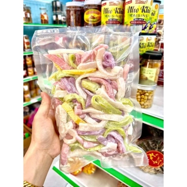 Mứt dừa non ngũ sắc mix vị 500g - Hương thơm tự nhiên, giá ưu đãi 79.000₫