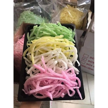 Mứt dừa non ngũ sắc mix vị 500g - Hương thơm tự nhiên, giá ưu đãi 79.000₫ 3 Mứt dừa non ngũ sắc mix vị 500g - Hương thơm tự nhiên, giá ưu đãi 79.000₫ 3