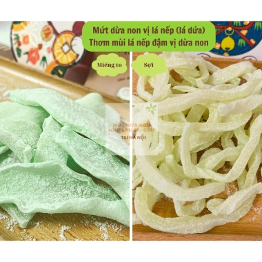Mứt dừa non Như Lan Sài Gòn mix 4 loại truyền thống - sầu riêng, lá dứa, thốt nốt, giá chỉ 200.000đ (giảm từ 260.000đ)