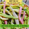 Mứt dừa non sợi mix màu 500g nhà làm, ít đường, thơm ngon, hút chân không, màu rau củ ngẫu nhiên 4