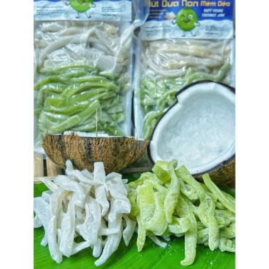 Mứt dừa non sợi mix vị 500g - Ngon thơm, giá ưu đãi 112k giảm từ 145,6k 2