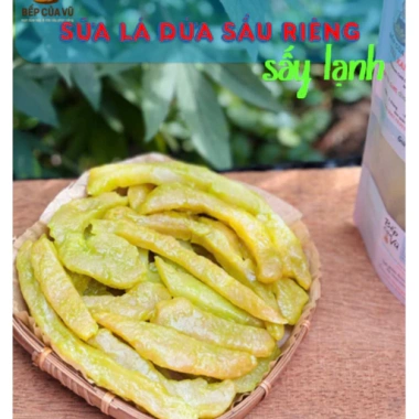 Mứt dứa sáp đặc vị sữa lá dứa sầu riêng sấy lạnh siêu dẻo mềm Bếp của Vũ 130k 2