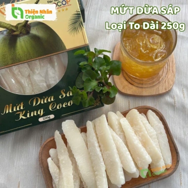 Mứt Dừa Sáp KING COCO Sấy Dẻo Sữa Tươi Ít Ngọt - Đặc Sản Trà Vinh, Giá ưu đãi 198k 3