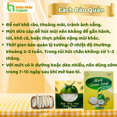 Mứt Dừa Sáp KING COCO Sấy Dẻo Sữa Tươi Ít Ngọt - Đặc Sản Trà Vinh, Giá ưu đãi 198k 6