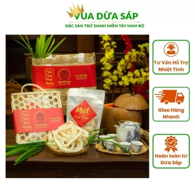 Mứt Dừa Sáp Ông Hoàng 500g - Mềm Dẻo Nguyên Chất, Giá Rẻ Sỉ Lẻ Cầu Kè Trà Vinh 4 Mứt Dừa Sáp Ông Hoàng 500g - Mềm Dẻo Nguyên Chất, Giá Rẻ Sỉ Lẻ Cầu Kè Trà Vinh 4