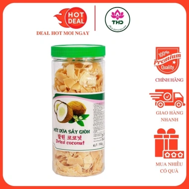 Mứt Dừa Sấy Giòn Tâm Hữu Dũng 150g - Giảm Giá 99k, Ngon Giòn, Thơm Lý Tưởng Cho Ăn Vặt 3