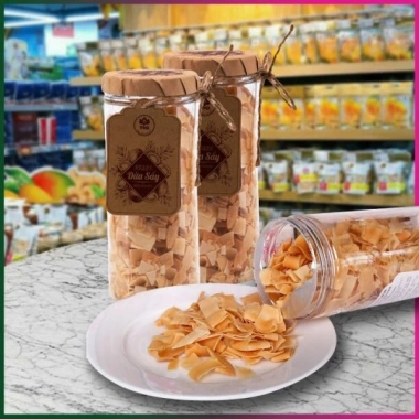 Mứt Dừa Sấy Giòn Tâm Hữu Dũng 150g - Giảm Giá 99k, Ngon Giòn, Thơm Lý Tưởng Cho Ăn Vặt 4