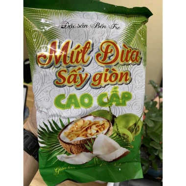 Mứt Dừa Sấy Khô Cẩm Vân Cẩm Nhung - Giòn Ngon, Dẻo Đậm Hương, Giá chỉ 25.900₫