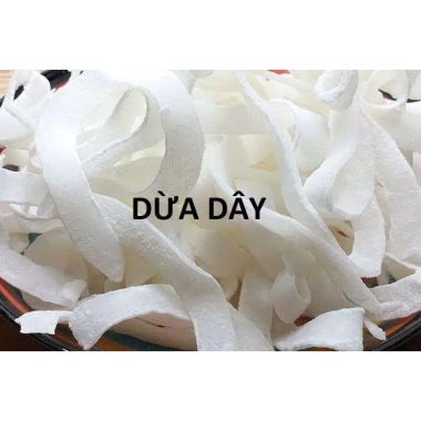 Mứt dừa sen giòn sợi dài mỏng - Dừa dây mỏng thơm ngon, giảm còn 75.000đ 4