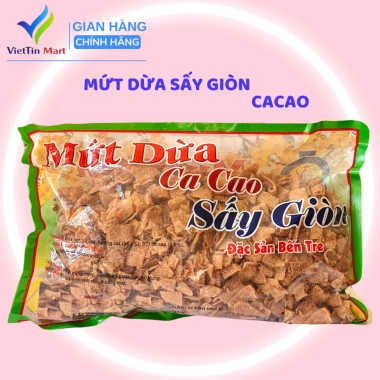 Mứt Dừa Vị Cacao Sấy Giòn 500g - Ngon Ngọt, Dinh Dưỡng, Giá ưu đãi 76.700₫