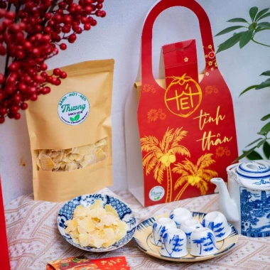 Mứt gừng 100% nhà làm 500g siêu ngon - Bánh kẹo Thương Thương, giảm giá 68k