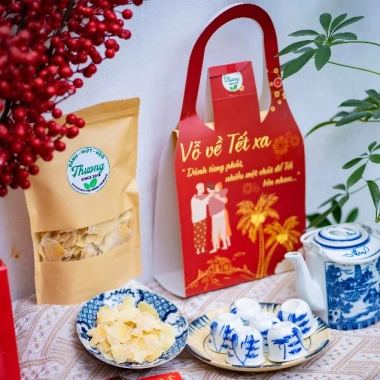 Mứt gừng 100% nhà làm 500g siêu ngon - Bánh kẹo Thương Thương, giảm giá 68k 2