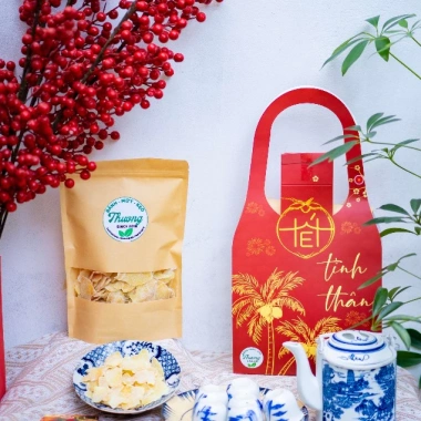 Mứt gừng 100% nhà làm 500g siêu ngon - Bánh kẹo Thương Thương, giảm giá 68k 8
