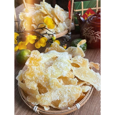 Mứt gừng 500gr Loại 1 - Giá chỉ 95.000đ, thơm ngon, tăng sức đề kháng