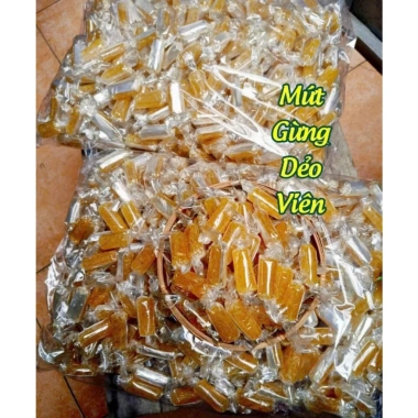 Mứt gừng dẻo viên thơm ngon - Bánh kẹo Tết, chỉ 85.000₫, vị cay nhẹ, giòn tan 2