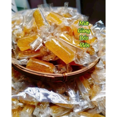 Mứt gừng dẻo viên thơm ngon - Bánh kẹo Tết, chỉ 85.000₫, vị cay nhẹ, giòn tan 3