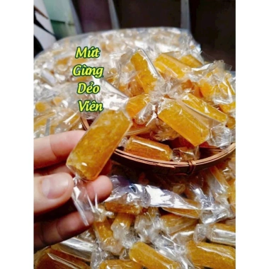 Mứt gừng dẻo viên thơm ngon - Bánh kẹo Tết, chỉ 85.000₫, vị cay nhẹ, giòn tan 4