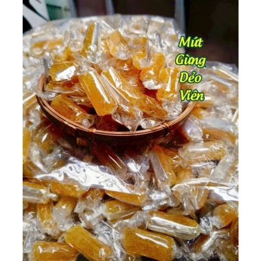 Mứt gừng dẻo viên thơm ngon - Bánh kẹo Tết, chỉ 85.000₫, vị cay nhẹ, giòn tan 5