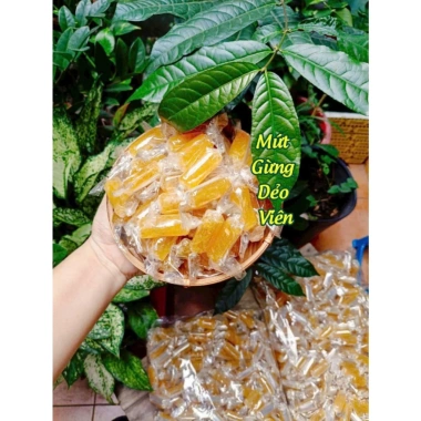 Mứt gừng dẻo viên thơm ngon - Bánh kẹo Tết, chỉ 85.000₫, vị cay nhẹ, giòn tan 6