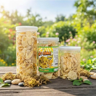 Mứt Gừng Huế 500g Ngày Tết - Hương Vị Đậm Đà, Giá Ưu Đãi 45.000 VND