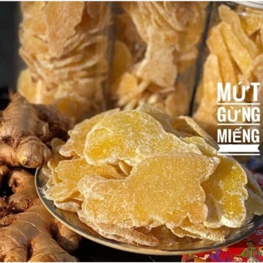 Mứt Gừng Huế Đặc Biệt 1Kg - Vị Cay Nhẹ, Quà Tết Giá 160.000, Giảm Từ 196.800
