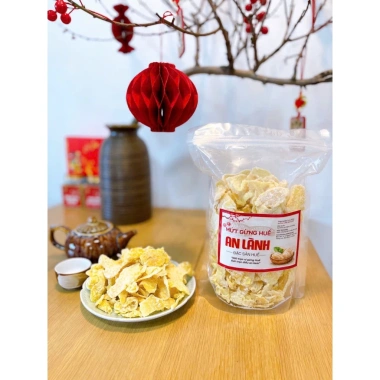 Mứt Gừng Huế Ít Đường 500gr Quà Biếu Tết Đặc Sản Truyền Thống Gừng Sẻ Cay Ấm