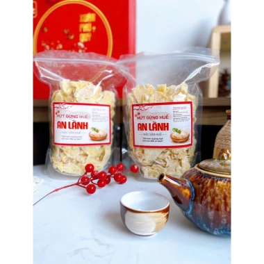 Mứt Gừng Huế Ít Đường 500gr Quà Biếu Tết Đặc Sản Truyền Thống Gừng Sẻ Cay Ấm