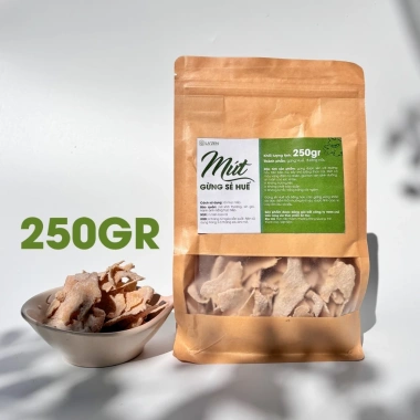Mứt gừng Huế làm thủ công, lát mỏng vừa đường, thơm ngon - Đặc sản Tết 105k