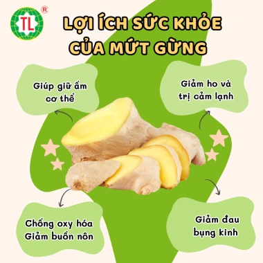 Mứt gừng Huế sấy khô lát mỏng - Thành Long mứt hoa quả chính hãng 200g/500g giảm giá 86.400đ