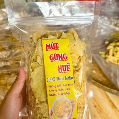 Mứt Gừng Huế truyền thống cay nhẹ, ngọt vừa - Quà Tết 40k, Đặc sản Cô Lan
