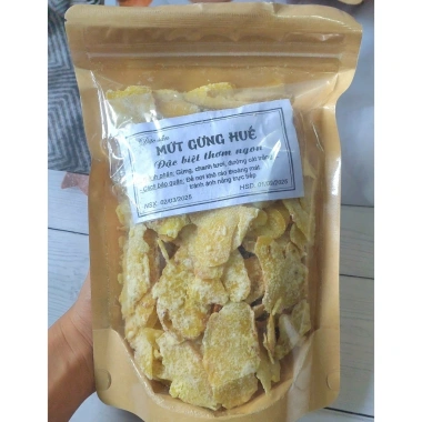 Mứt Gừng Lát Đặc Biệt Nhà Làm Gừng Ta Ít Đường Vừa Ăn 500g 58.000₫ 4