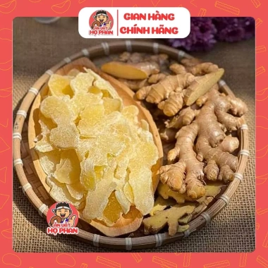 Mứt Gừng Lát Thơm Nồng Tự Nhiên - Ăn Vặt Họ Phan, Giảm Giá Đặc Biệt 35k 5