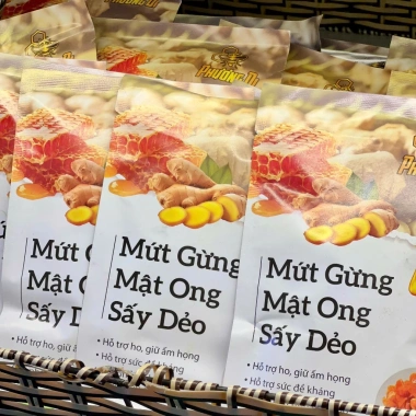 Mứt gừng mật ong sấy dẻo Gia Lai Đặc sản Minh Hương 50g - Giá chỉ 30.000đ 2 Mứt gừng mật ong sấy dẻo Gia Lai Đặc sản Minh Hương 50g - Giá chỉ 30.000đ 2
