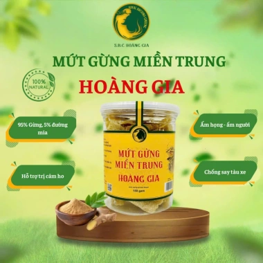 Mứt Gừng Miền Trung Hoàng Gia 150g-300g Giá ưu đãi 36.000 VND, thơm ngon, tăng sức đề kháng 2 Mứt Gừng Miền Trung Hoàng Gia 150g-300g Giá ưu đãi 36.000 VND, thơm ngon, tăng sức đề kháng 2
