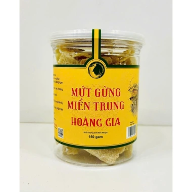 Mứt Gừng Miền Trung Hoàng Gia 150g-300g Giá ưu đãi 36.000 VND, thơm ngon, tăng sức đề kháng