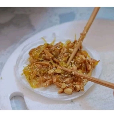Mứt Gừng Sợi Dẻo 500gr Ép Bánh Tráng - Ít Ngọt, Không Bảo Quản, Giá 89.000₫