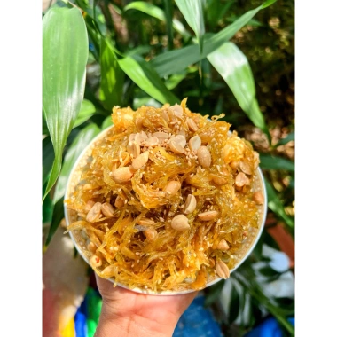 Mứt Gừng Sợi Dẻo 500gr Ép Bánh Tráng - Ít Ngọt, Không Bảo Quản, Giá 89.000₫