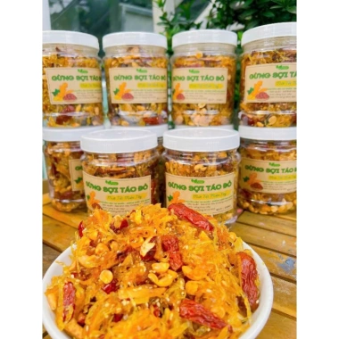 Mứt gừng sợi táo đỏ đậu phộng hủ 350g - Ngon, dinh dưỡng, giảm giá 18 chỉ 85.000₫