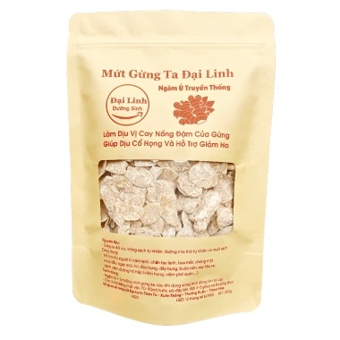 Mứt Gừng Ta Đường Mía Thô Tự Nhiên Không Luộc, Giảm Giá 22% - 250g/500g/1kg
