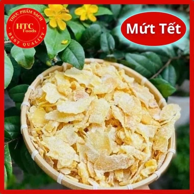 Mứt gừng Tết thơm cay ấm nồng nhà làm HTC Foods 500g-1.000g giá ưu đãi 99.900