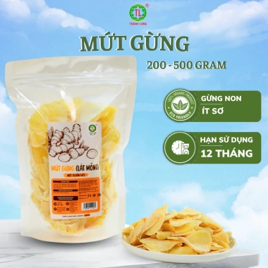 Mứt Gừng Thành Long Vị Cay Hài Hòa Thơm Ngon 200g-500g TIKOMI 78.000₫