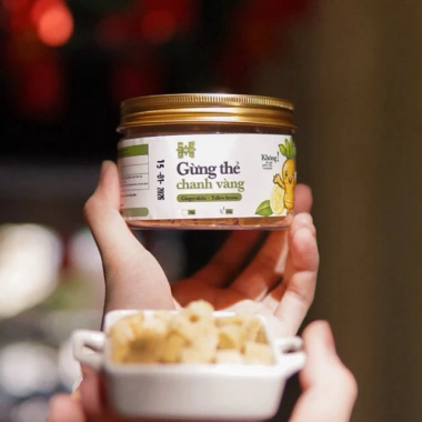 Mứt gừng thẻ cay dịu, chua nhẹ - Giảm giá 72.000đ, hương vị thơm ngon, sức khỏe 6 Mứt gừng thẻ cay dịu, chua nhẹ - Giảm giá 72.000đ, hương vị thơm ngon, sức khỏe 6